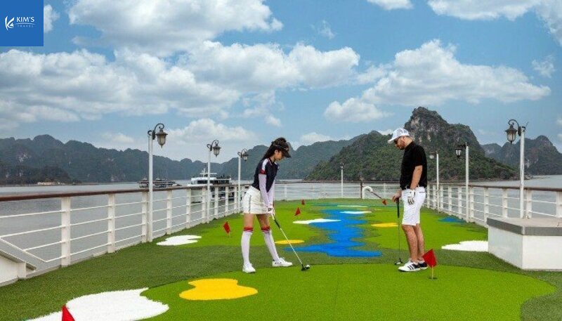Khu vực chơi golf trên du thuyền