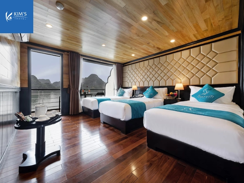 Phòng Family Suite du thuyền Serenity Cruises