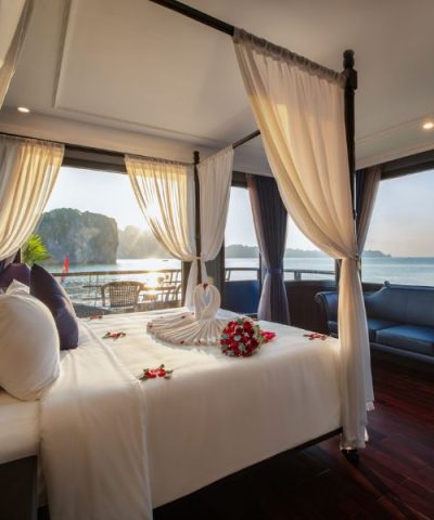 Phòng Honeymoon Terrace Suite du thuyền Rosy Cruise