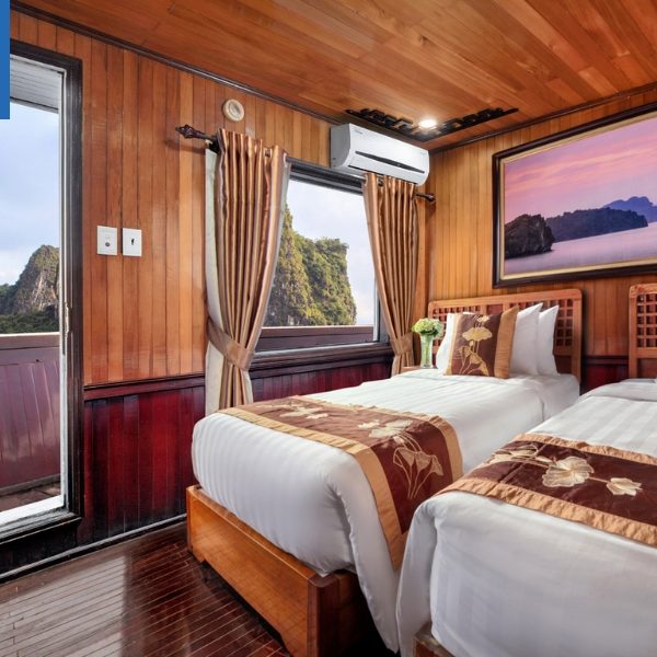 Hạng phòng Deluxe du thuyền Cozy Bay Cruises