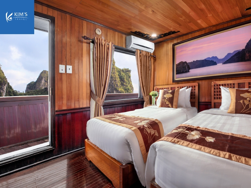 Hạng phòng Deluxe du thuyền Cozy Bay Cruises