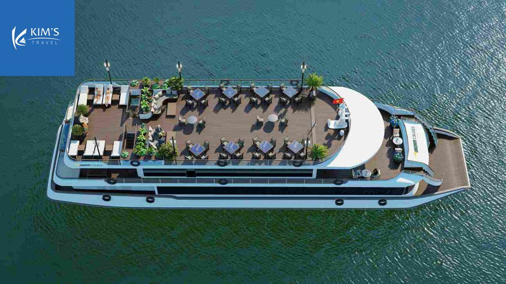 Tour Ngắm Pháo Hoa Hạ Long 7 Lich trinh Du thuyen V Dream day cruise 1 ngay 1