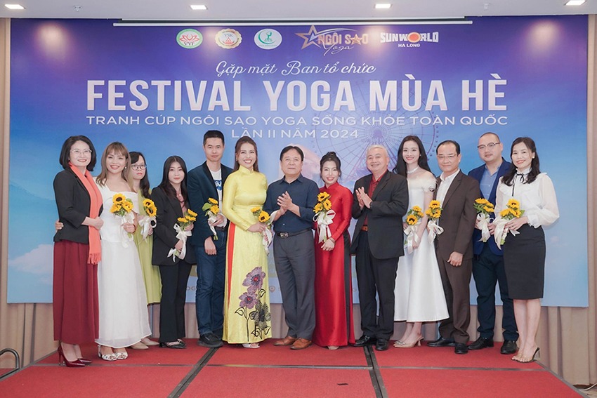 Ban tổ chức giải Festival Yoga Mùa Hè- Tranh Cúp Ngôi Sao Yoga Sống Khoẻ Toàn quốc lần II năm 2024