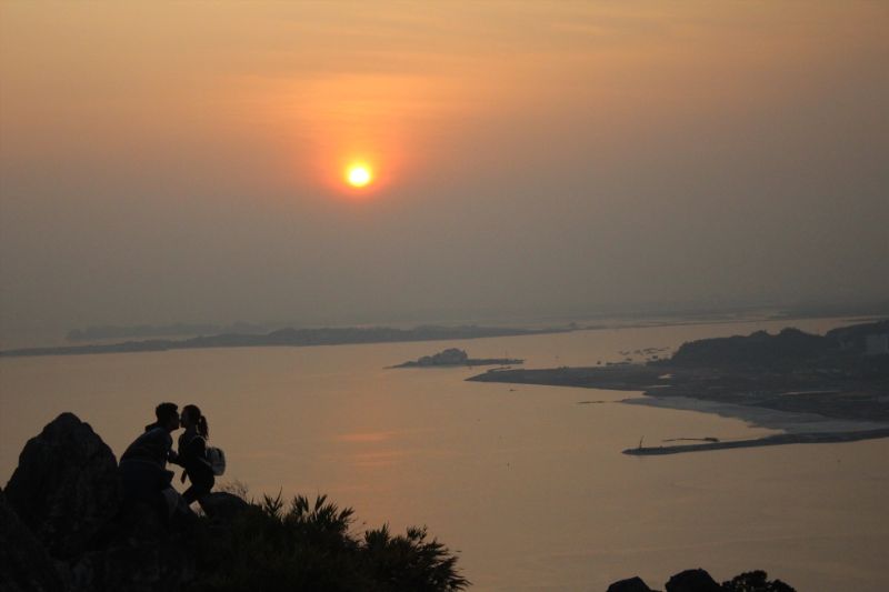 hoàng hôn Hạ Long