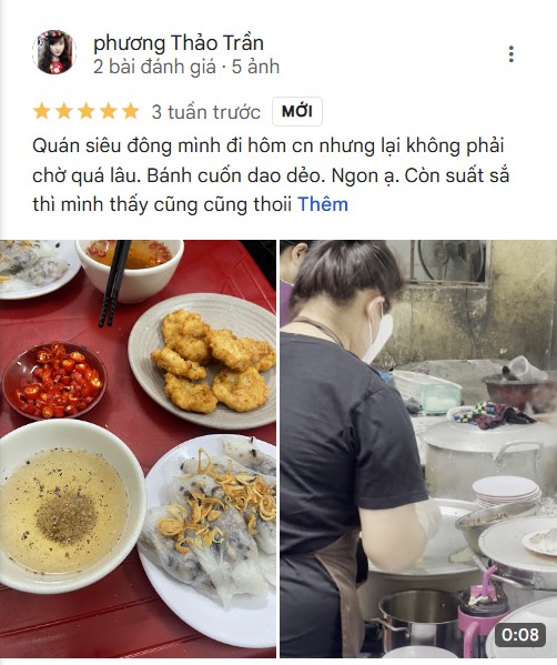 danh gia banh cuon cha muc goc bang 