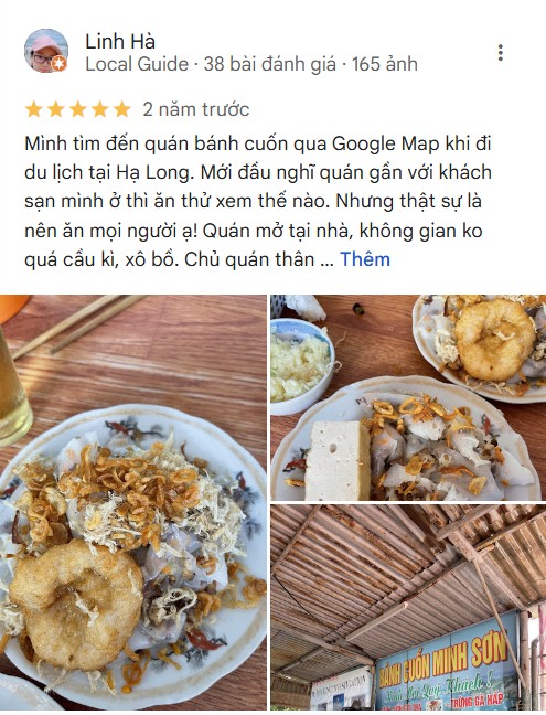 danh gia banh cuon cha muc minh son 