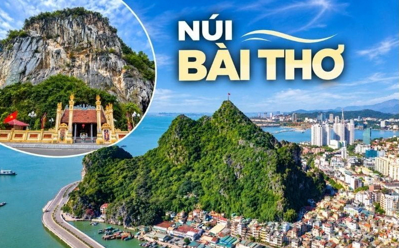 Top 13 Khu Du Lịch Hạ Long Nổi Tiếng Và Hấp Dẫn Nhất Hiện Nay 13 Núi Bài Thơ sừng sững giữa lòng thành phố với tầm nhìn bao quát toàn cảnh vịnh biển